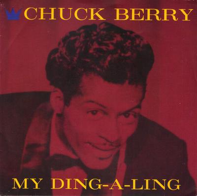 7inch Record CHUCK BERRY - My Ding-A-Ling / School Day GCHN01 Chess Studios 1988 Italy Rock Used