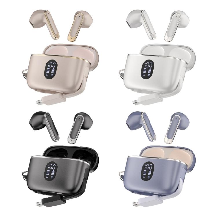 Long Wireless Bluetooth-compatible Earbuds For Conference Study 8Hrs Use Emergency Phone Charging Feature