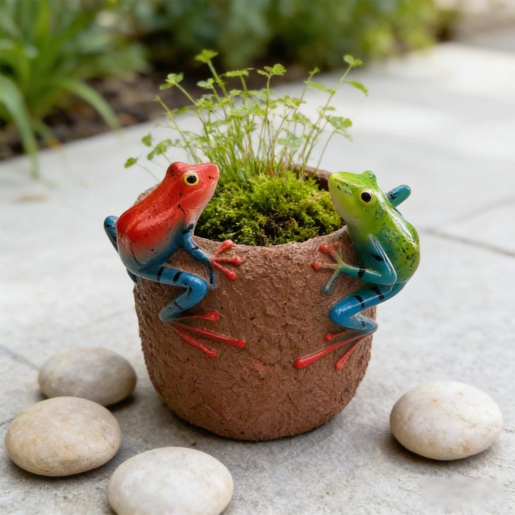 Flower Pot Courtyard Vintage Decoration, Garden Outdoor Potted Plant, Home Decoration