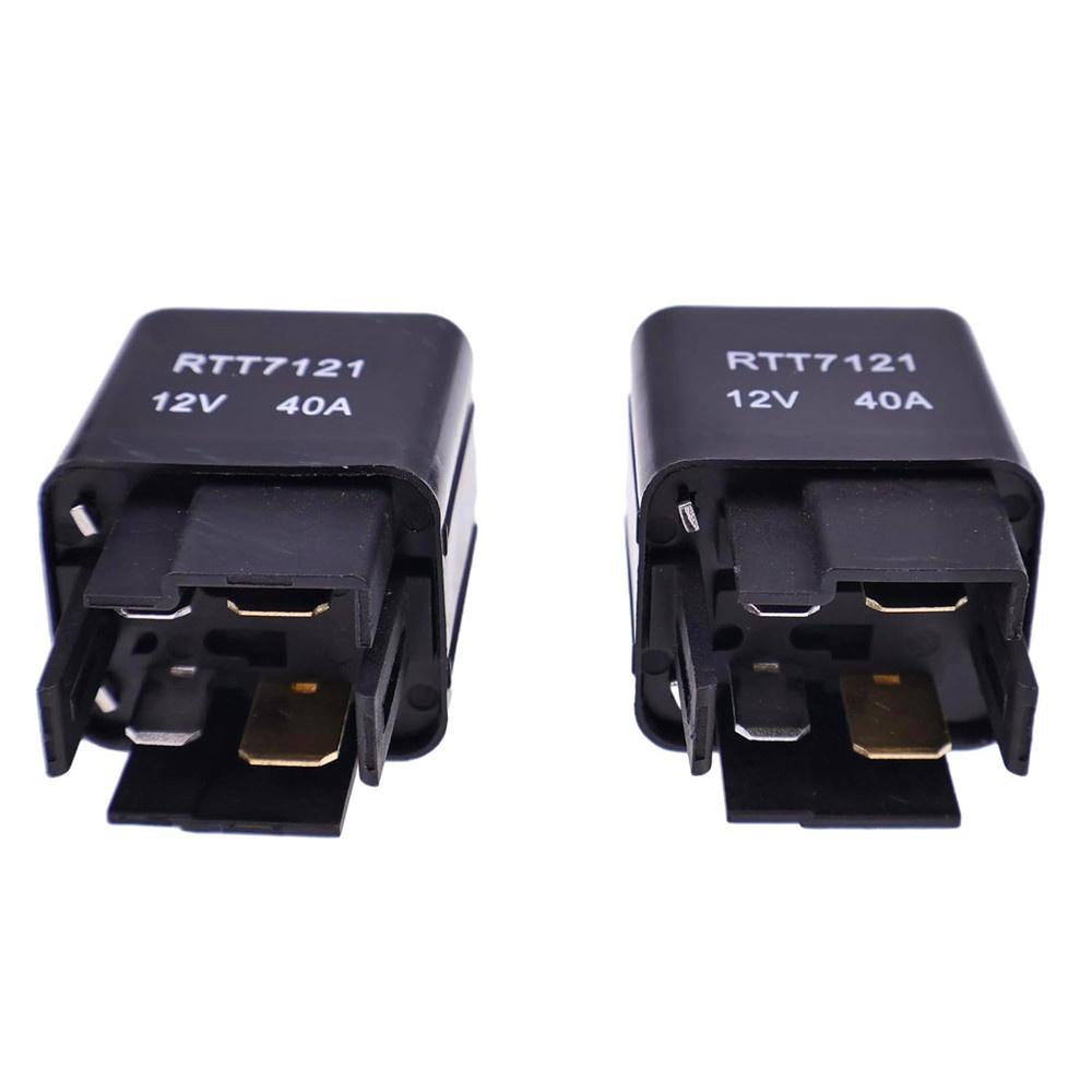 New 2Pcs 4Pin 12V 40A Relay Fuse Box Replacement For Toyota 90987-02006 056700-6912
