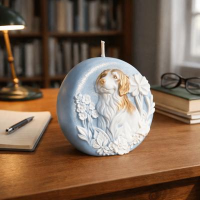 Practical Silicone Dog Candle Mold 3D Reusable Animal Soap Mold Non-stick Soft Handmade Craft Mold Decorations