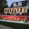 Festive Banner Santa Claus Winter Banner Christmas Decor Bright Colors Christmas Banner For Winter Party Family Gathering Photo