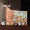 Dunhuang Inspired Riveted Ceramic Tea Set