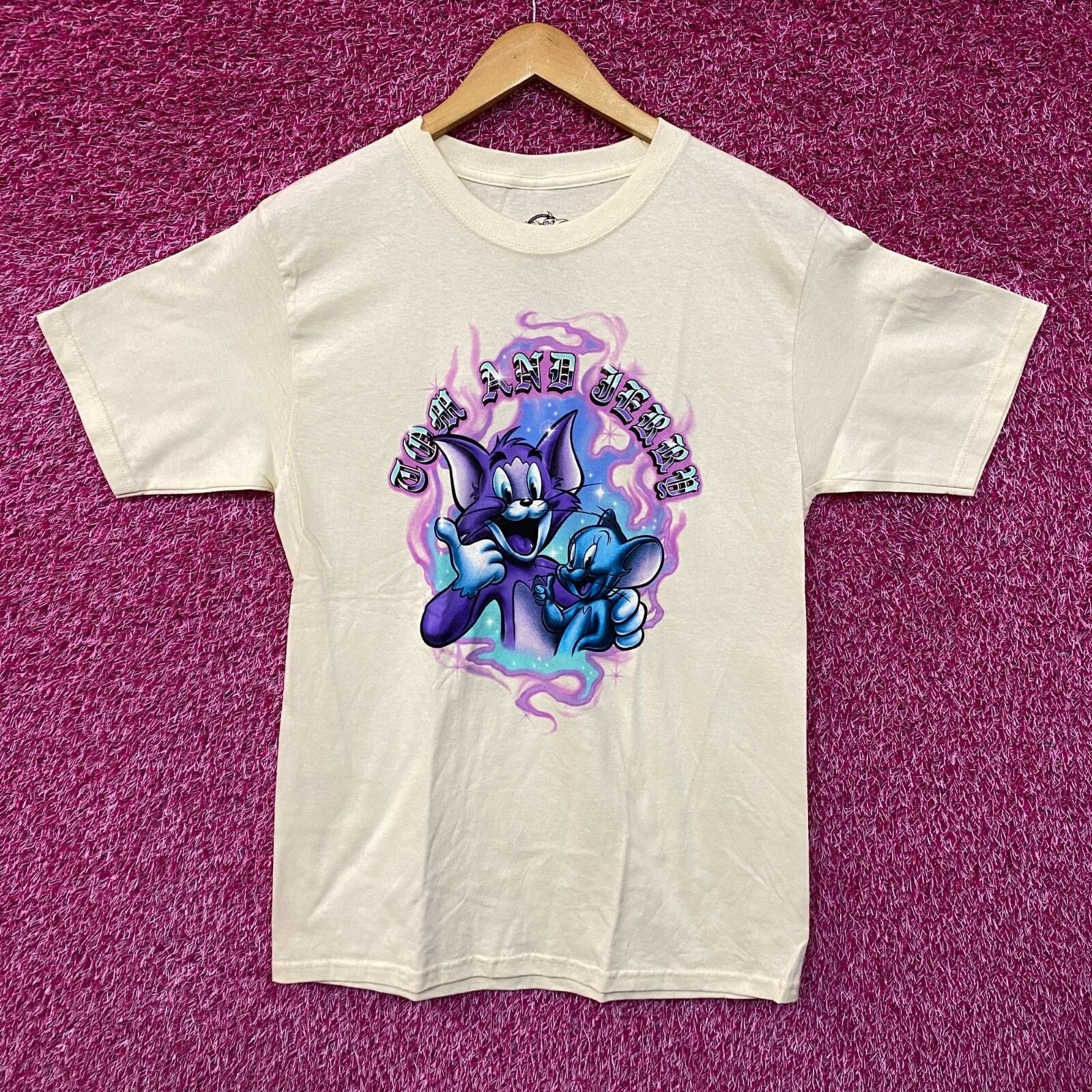 

Tom and Jerry Airbrushed Cartoon Tshirt size medium XXXXL