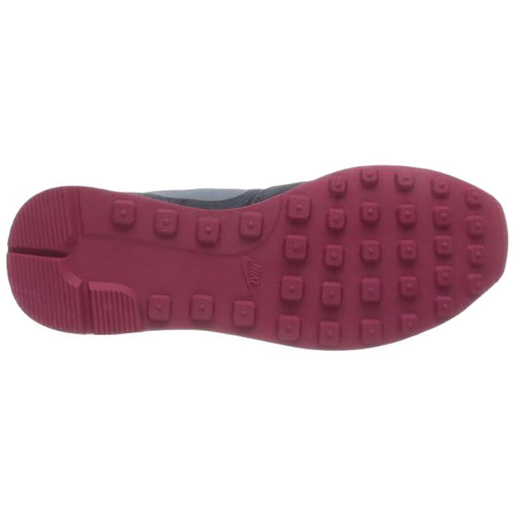 Nike Internationalist Comfortable Versatile Non-Slip Durable Low-Top Running Shoes Women Sneaker Gray Red 629684-006