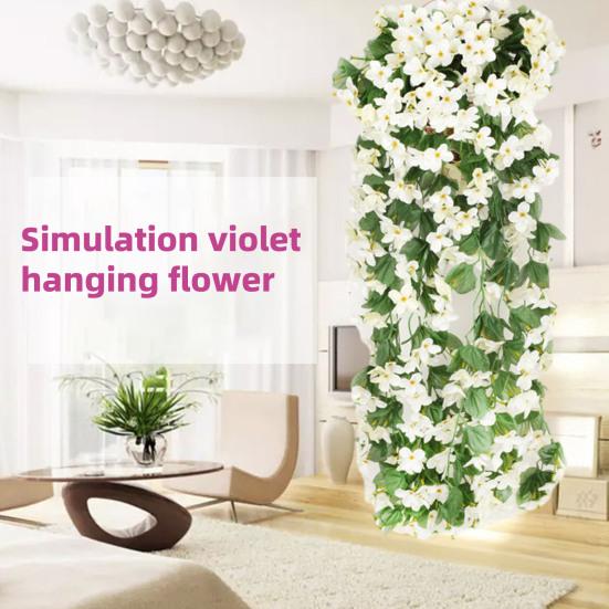 2Pcs Simulated Flowers Bouquet Bright Color Indoor Outdoor Artificial Plants Lifelike Design No Withering Artificial Flowers