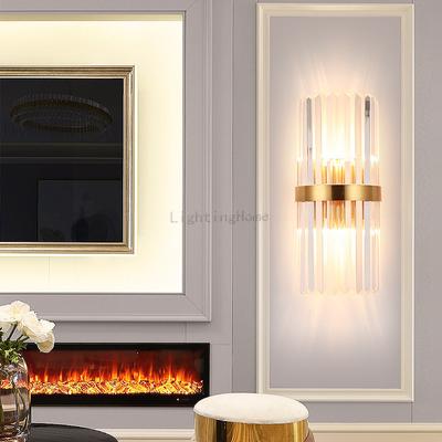 Crystal Wall Lamp Luxury Modern Led Wall Light Indoor Gold Wall Sconce Living Room Bedroom Bedside Lamp Home Decor Luminarias