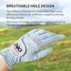 Golf Gloves for Women Lady Girl Professional 1 Pair Pink Blue 2 Colors Fabric Sports Golf Game Ball Tennis Baseball Gift 1 Pair 6