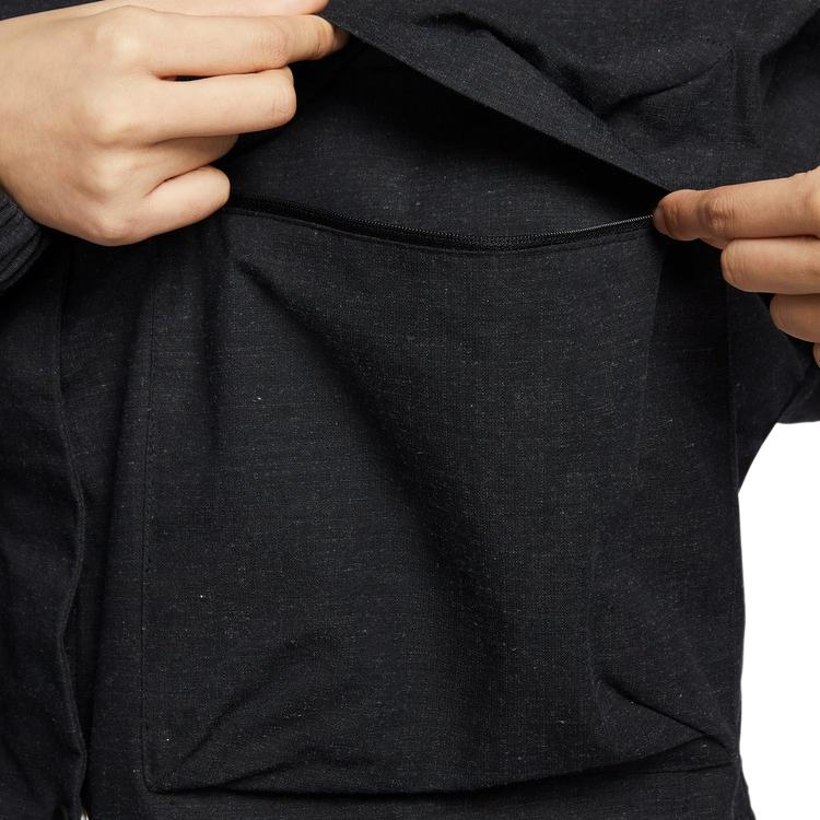 Nike Sportswear Tech Pack Solid Color Stand Collar Zip Short Sleeve Jacket Women Jackets Black DV8488-032