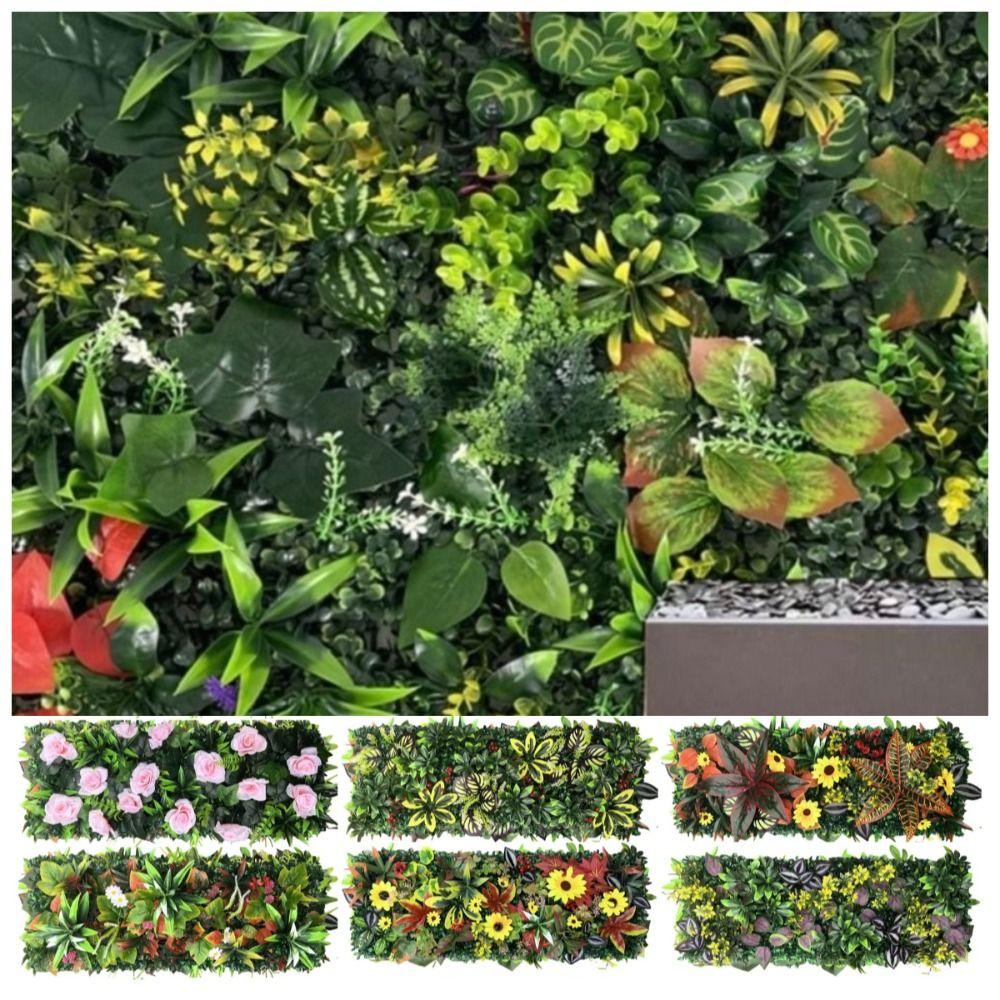 Blume Künstliche Pflanze Wandpaneel DIY Künstliches Farnkraut Haus Garten Zaun