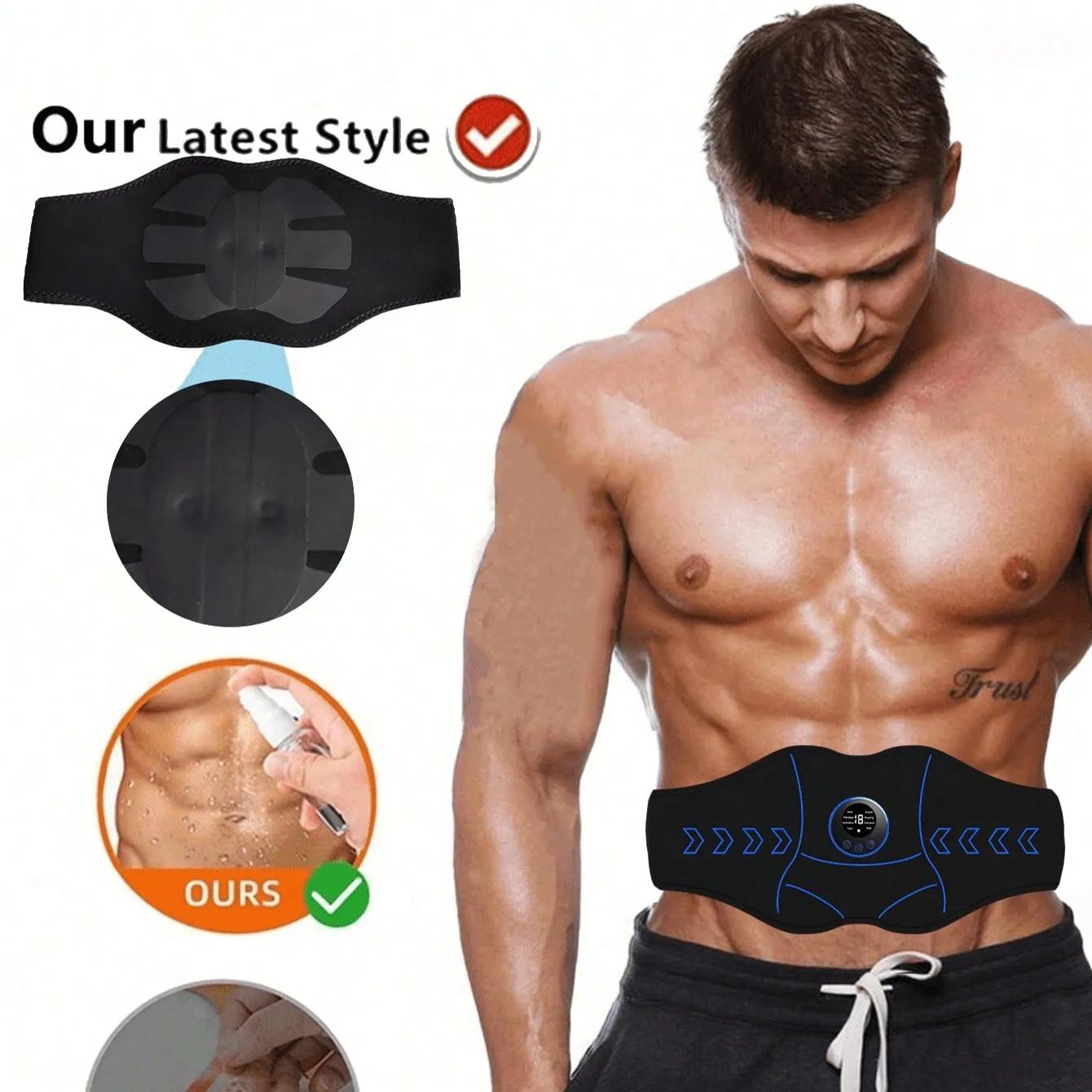 

Электрический массажер для талии, Пояс для упражнений, Портативный массажный пояс для тела, Упражнения для рук, бедер, ног, талии, всего тела чёрный