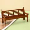 Doll House Cartoon Bench Ornaments Props Doll House Mini Wooden Ornaments Benches