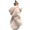 Plush Imitation Fur Coat Women's New Loose Autumn and Winter Thickened Imitation Rabbit Fur Coat Medium and Long