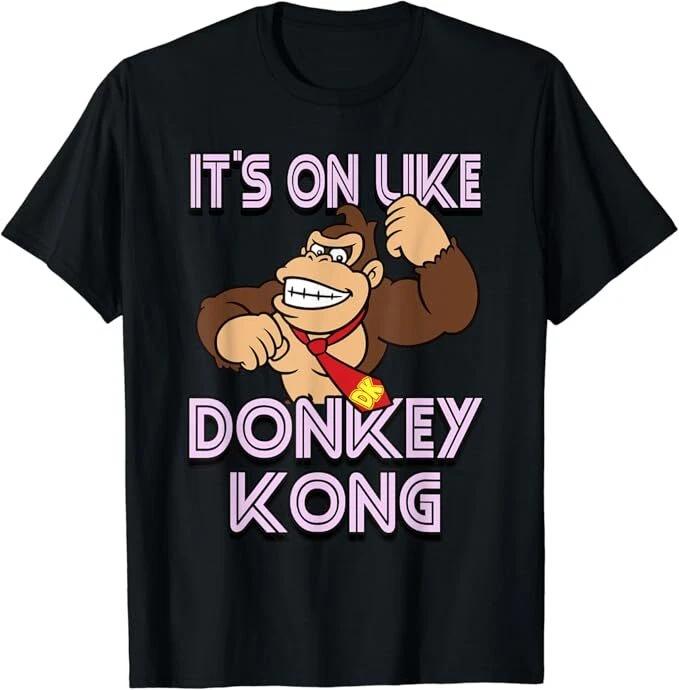 Super Mario Its On Like Donkey Kong Tshirt S