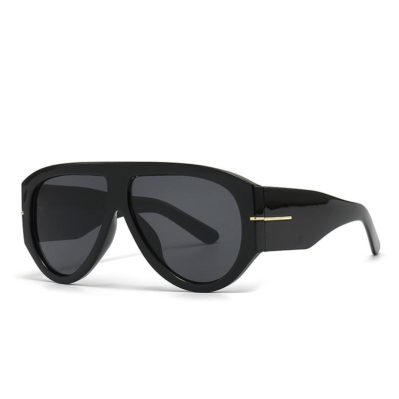 Designer's New Fashionable Sunscreen Men's and Women's Large Frame Sunshade Sunglasses Trendy Retro Sun Glasses UV400 Eyewear
