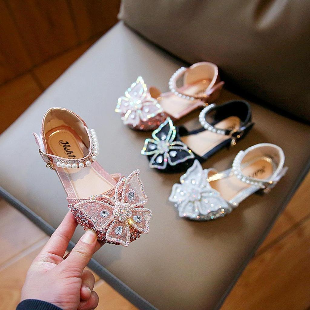 Dziewczynki, Sandały, Kokardki, Buty Księżniczki, Urocze, Buty do tańca