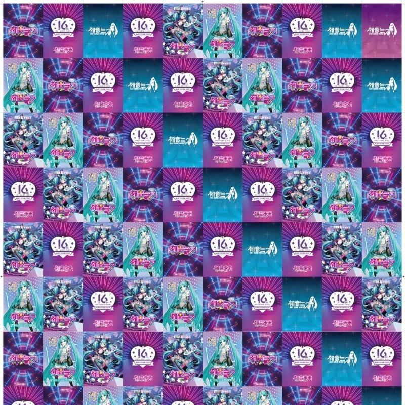 Hatsune Miku Card Character Card Anime Peripheral Whole Box Collection Card Exquisite Children's Gifts Toys Bookmark Postcard