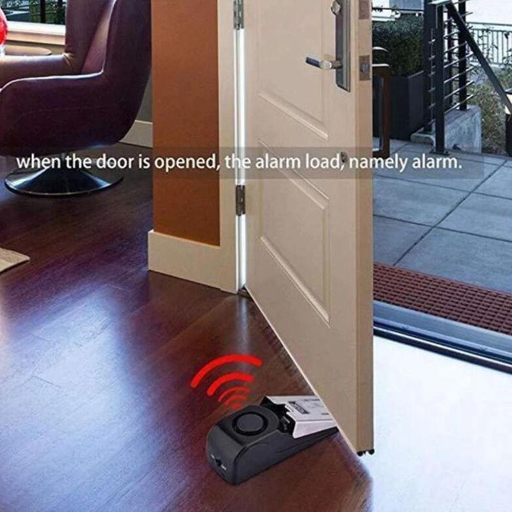 3 Levels Sensitivity Door Stop Alarm 120DB Anti Theft Alarm Door Stopper  Apartment Door Protection