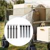 4Pcs Camping Cart Table Support Rod Holder for Trolley Backpacking Hiking