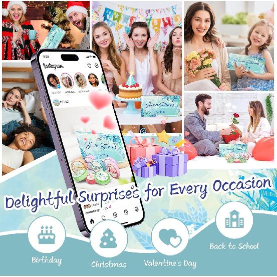 Parowniki do prysznica Aromaterapia 8 szt. - Prezenty dla kobiet, Bomby do prysznica z olejkami eterycznymi, Dbanie o siebie i łagodzenie stresu, Drobiazgi do wypełnienia skarpety, Relaks