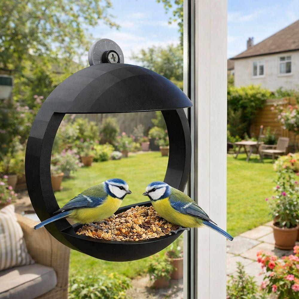Open Tray Window Bird Feeder Suction Cup Feeding Station Birding Supplies Birding Box Home Aviary