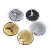 WVQ5   52/57mm Car Logo for Mercedes Benz W124 W176  A B C D M S R G Class GLA GLB W204 W212 GLK Steering Wheel Center Emblem Sticker