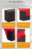 HG CHASING TRIBE Deck Trading Card Case for Magnetic PU Holds 33 Magnetic Holds 800 Large Sleeve Trading Card Case Case, Loaders, Leather, Loaders,