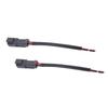 1 Pair 2 Pin DT Connectors Rubber Copper Waterproofing DT Electrical Wire Connector Wiring Harness for Car Trucks Boats