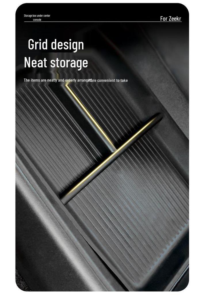 Zeekr 7X 2024-2025 Car Console Storage Box & Interior Accessories.