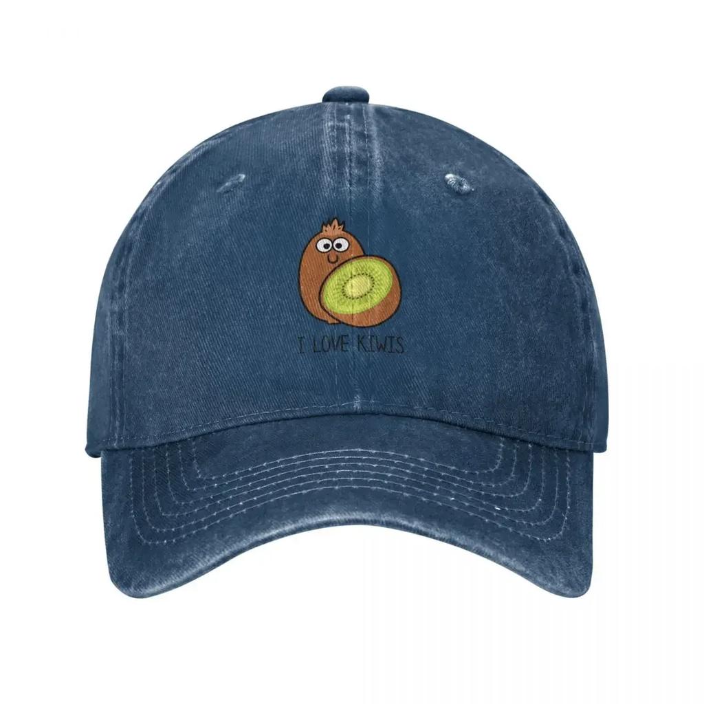 Cartoon I Love Kiwis Baseball Cap Golf Cap Golf Party Hat Women Beach Fashion Men's