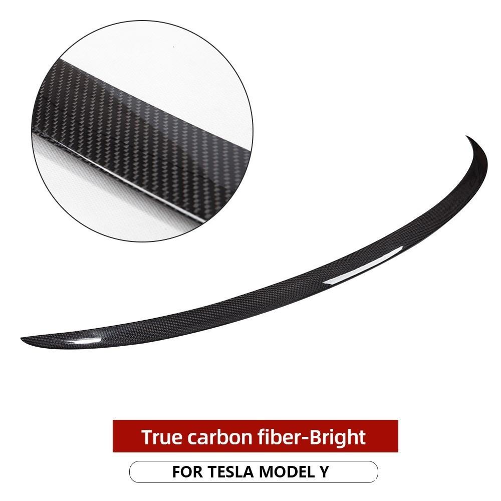 Heenvn Car Rear Trunk Wing Spoiler For Tesla Model 3 2017-2023 Model Y 2021-2024 Real Carbon Fiber Spoiler Exterior Accessories