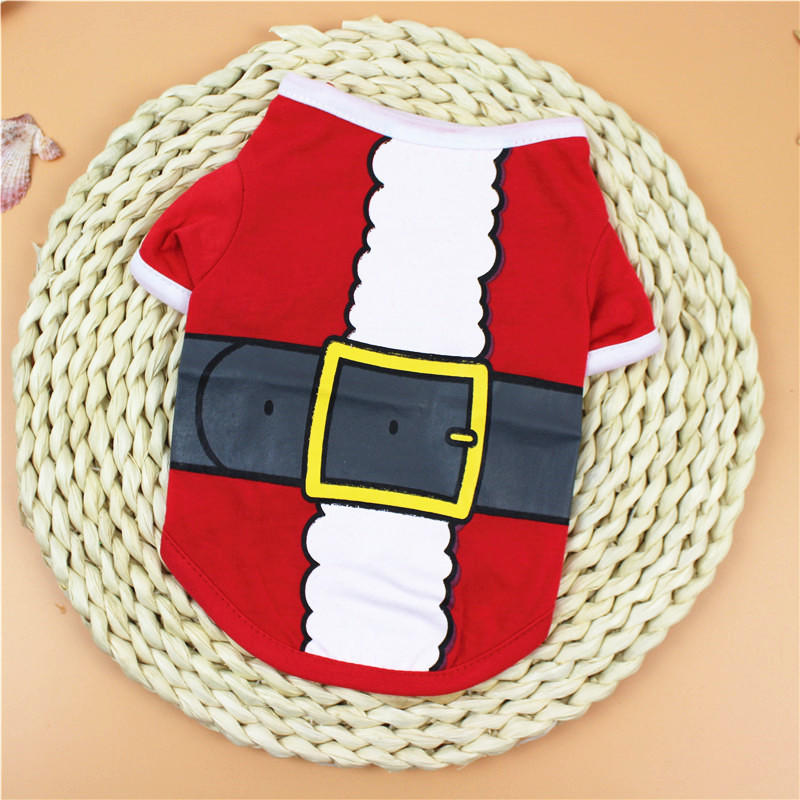 Christmas Sphynx Cat Dog Vest Shirt Festival Pet Clothes for Cats Kitten Mascotas Costume Clothing Camisetas Para Gatos