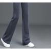Autumn and Winter New Wide Leg Pants Fleece-lined Thickened Casual Trousers