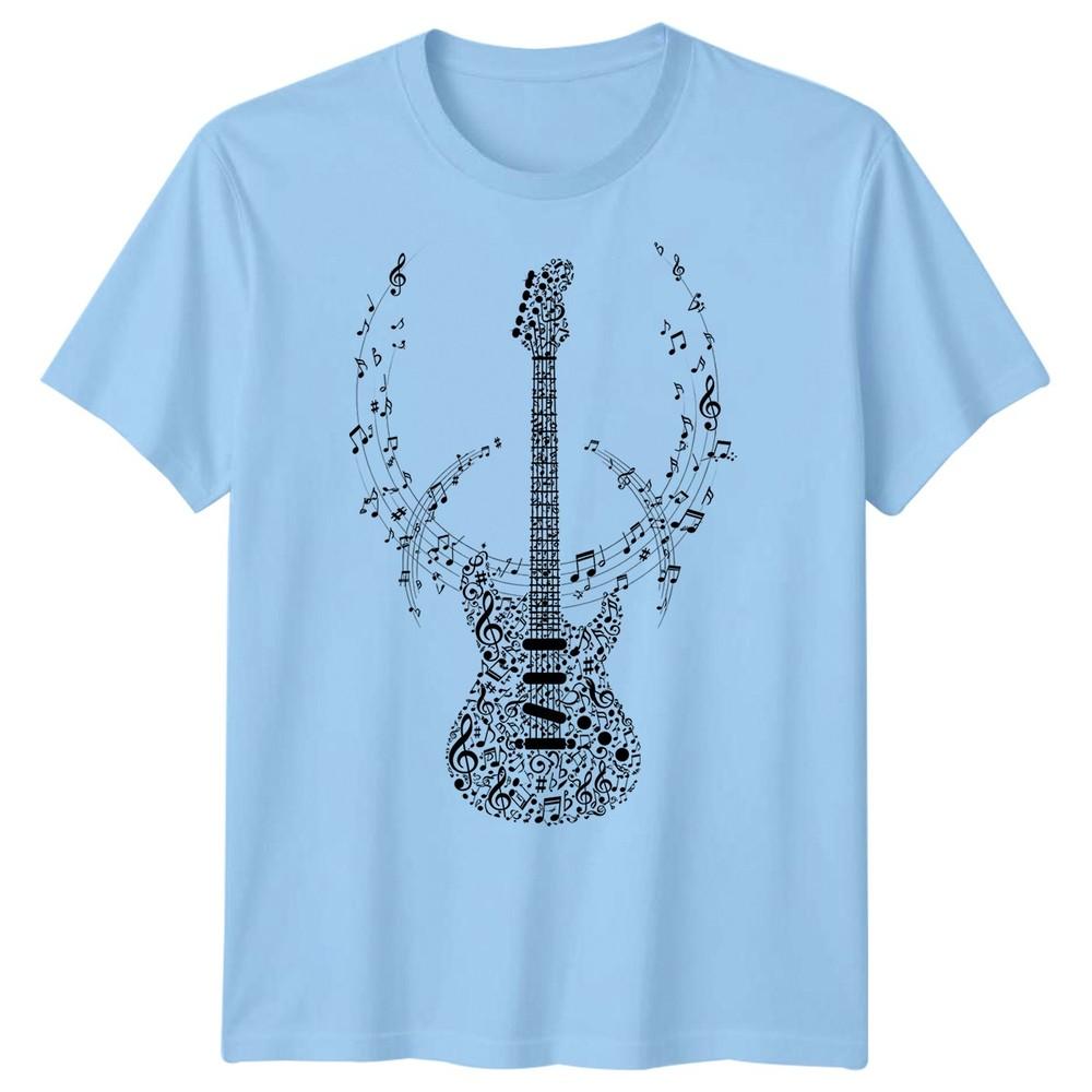 Guitar Music Notes Musical Instruunisext Unisexs Tshirt S