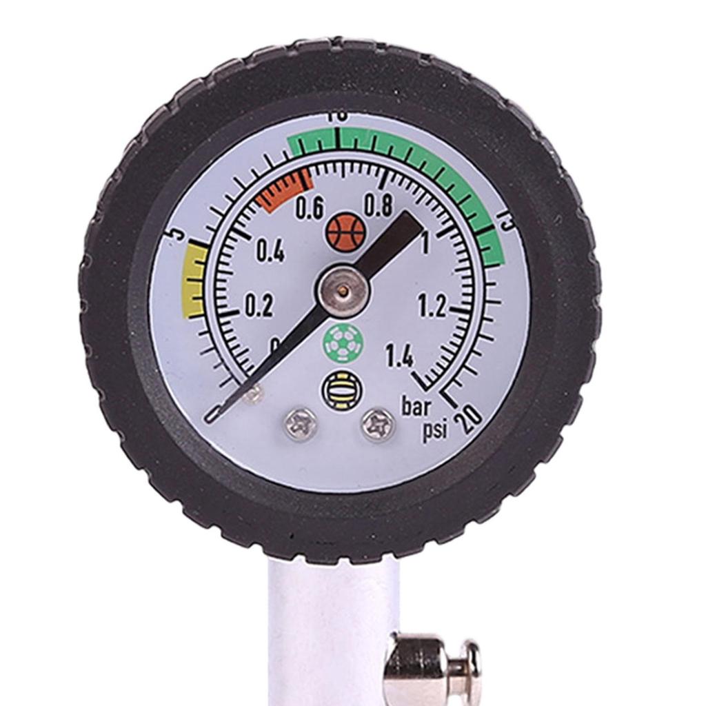 Ball Pressure Gauge Measuring Compact Lightweight Professional Air Pressure Gauge Precision Air Gauge for Volleyball Rugby
