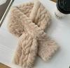 Women's Versatile Faux Rabbit Fur Scarf – Plush, Warm, and Cute Winter Collar