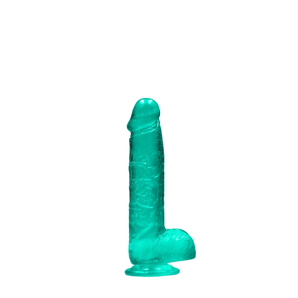 RealRock - Realistic dildo with balls 15 cm
