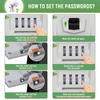 Fresh Sturdy Waterproof Key Lock Box For Outside With Light Up Dials Combination Key Holder Wall Mount Storage Box