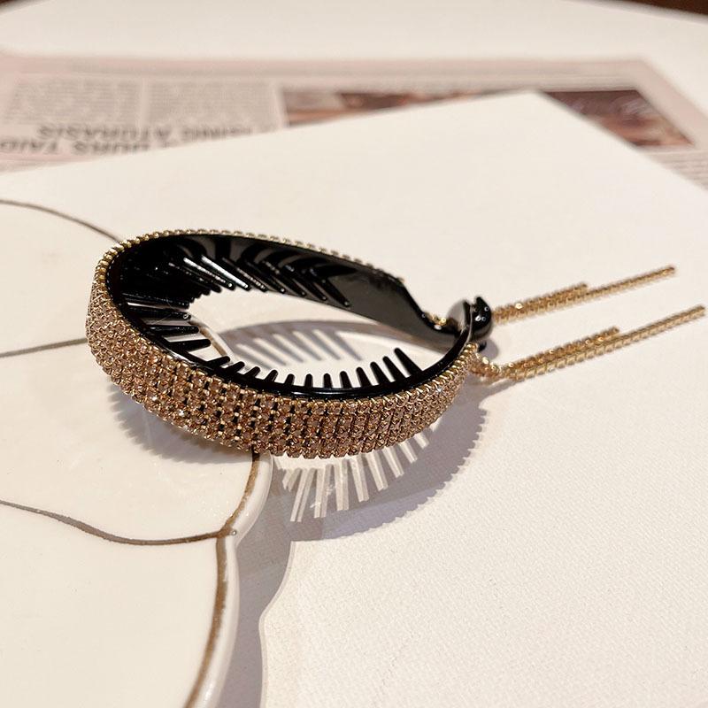 

Шпилька для волос со стразами и кисточкой, пряжка для волос, пряжка для хвоста, формирователь волос, головной убор