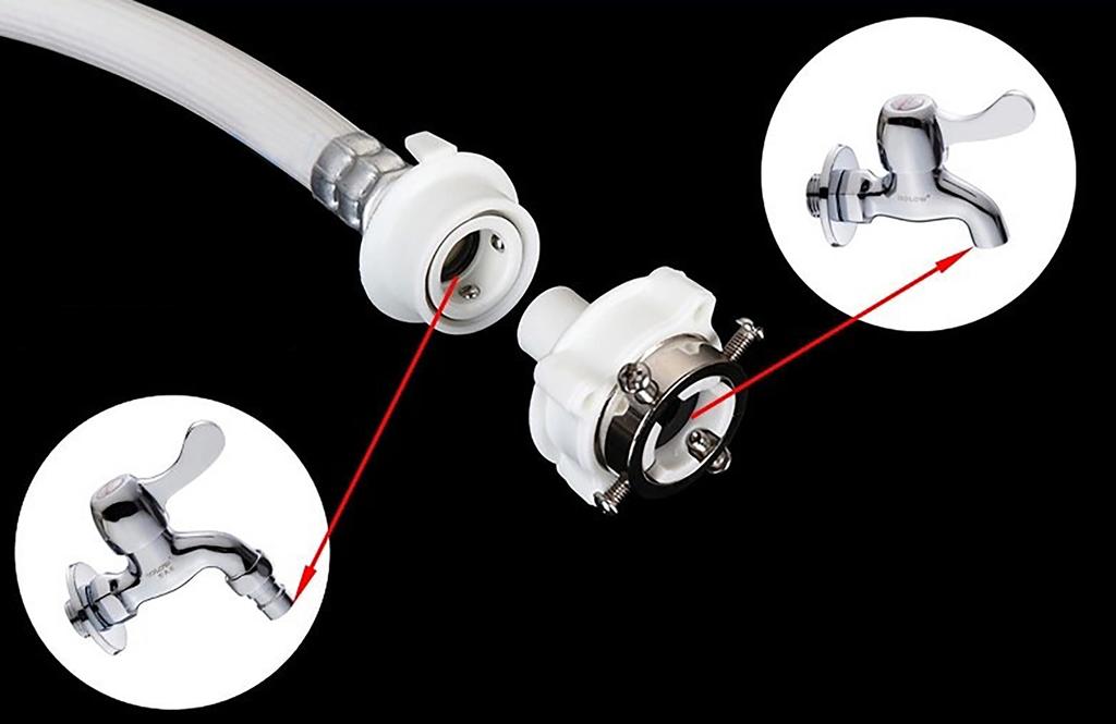 Universal Water Faucet Adapter 3/4"Male Thread 12mm Barbed Washing Machine Tap Adapter Garden Irrigation Water Connector Fitting