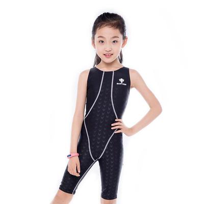 Hongxing Baiya Girls' Quick-Dry One-Piece Swimsuit – Professional Training and Competition for Medium and Large Children