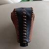MASUYA Shift Knob Cover and Parking Brake Cover Set for the Late Model 150 Series Land Cruiser Prado (Brown)