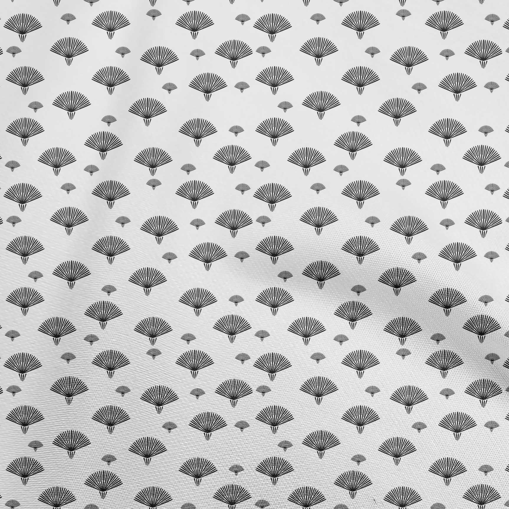 

Сукня oneOone Cotton Flex Black Fabric Block Material Тканина з принтом Тканина у дворі 40 дюймів 42 Inch Wide - Viscose Chiffon білий