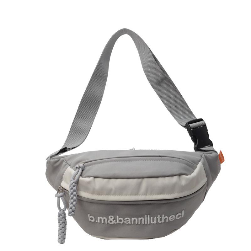 Нагрудная сумка мужская и женская сумка через плечо поясная сумка студенческая сумка с вышивкой 1340₽