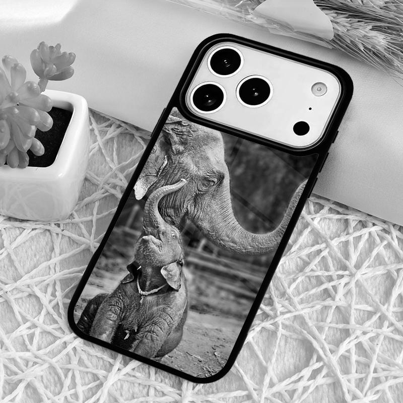 FOREST ELEPHANT Animal Phone Case for iPhone 17 Air 16 15 11 12 14 13 Pro Max Shockproof Cover