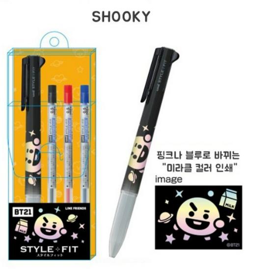 

Шариковая ручка LINE FRIENDS BT21 Style Fit с 3 цветами – Официальный персонаж BTS, 7 вариантов