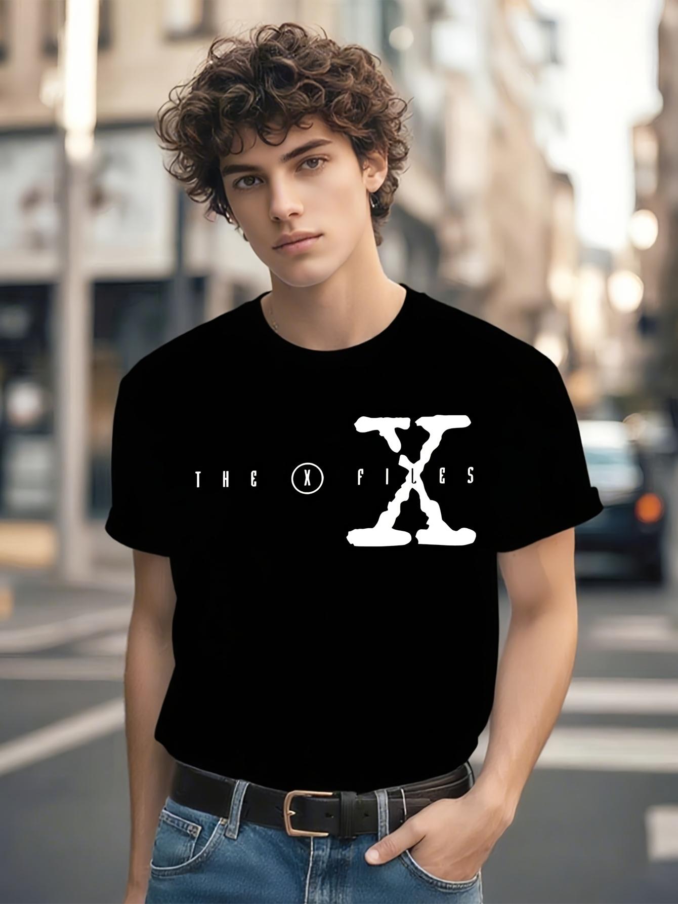The X Files Graphic Tshirt Graphic Tshirt - Black with Wh... XL