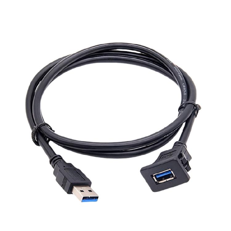 Heavy Duty ABS Construction USB 3.0 Panel Cable Optimized for Automotive and Marine Equipment