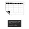 Rewritable Magnetic Whiteboard Refrigerator Calendar Message Board Monthly Planner Board