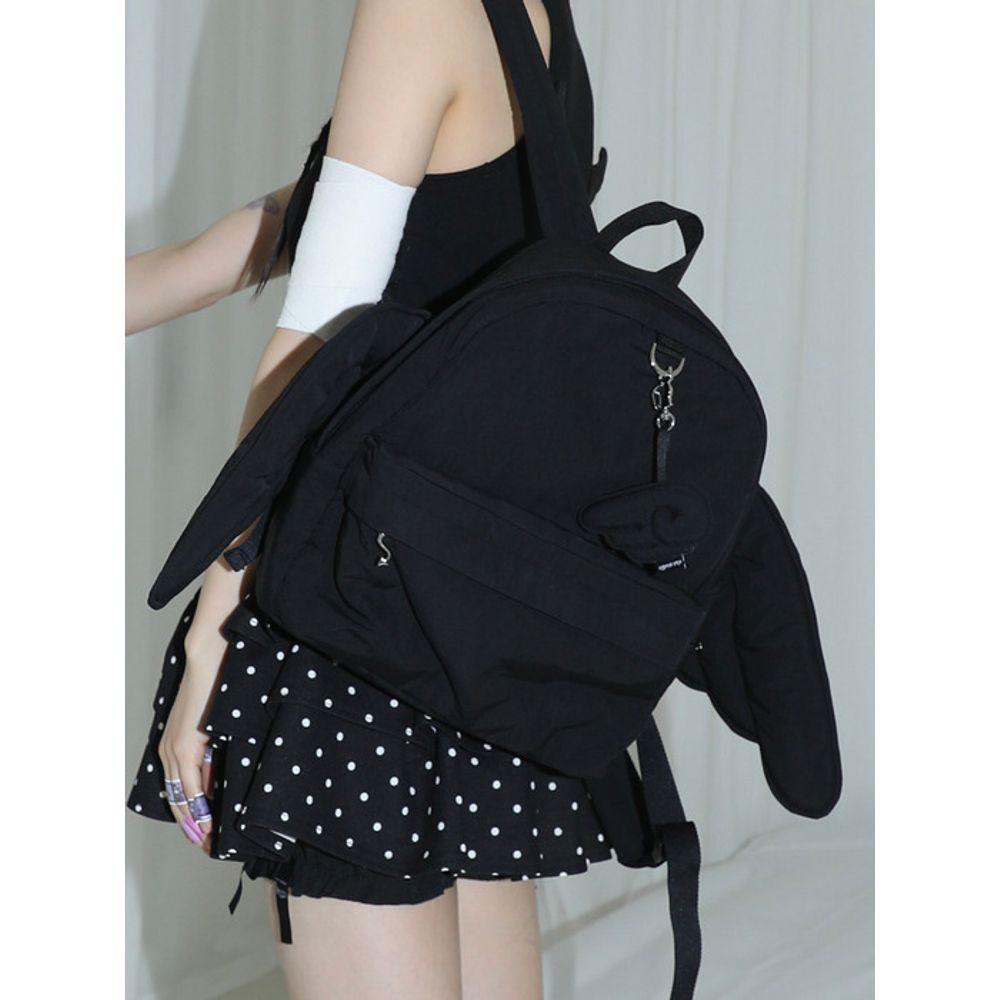 CLUT STUDIO Puffy Wing Keyring - BLACK